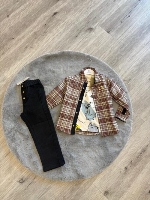 Coordinato 3pz in camicia TucTuc