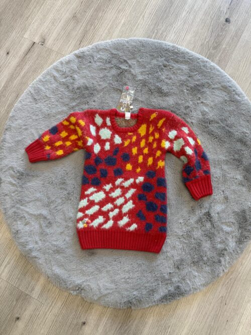 Maxi pull in lana cotta multicolor TucTuc