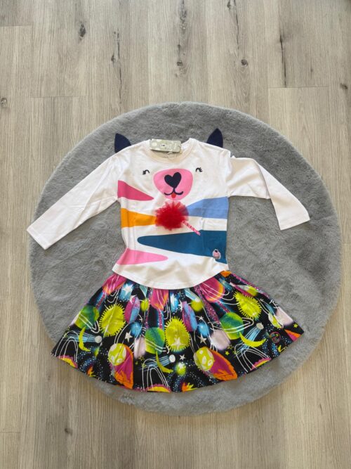 Coordinato in gonna multicolor TucTuc