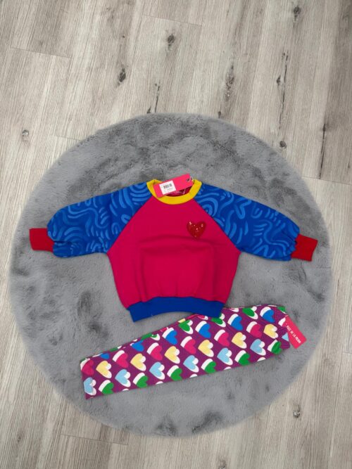 Completo bambina Agatha Ruiz de la Prada con cuori