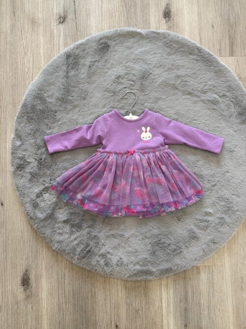 Abito caldo cotone e tulle TucTuc