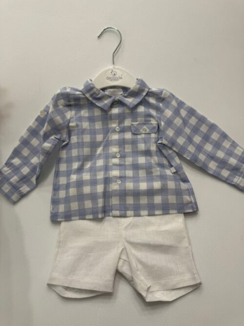 Coordinato in camicia e in lino deolinda