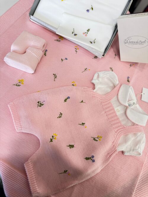 Set corredino nascita e uscita neonata La Sartoria Dei Piccoli