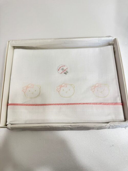 Lenzuolino neonata in puro cotone
