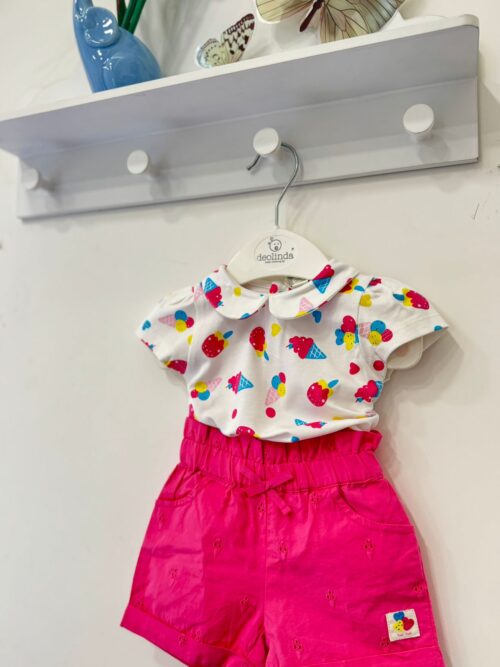 Coordinato in cotone neonata TucTuc