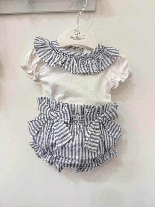 Completino neonata con culotte Deolinda
