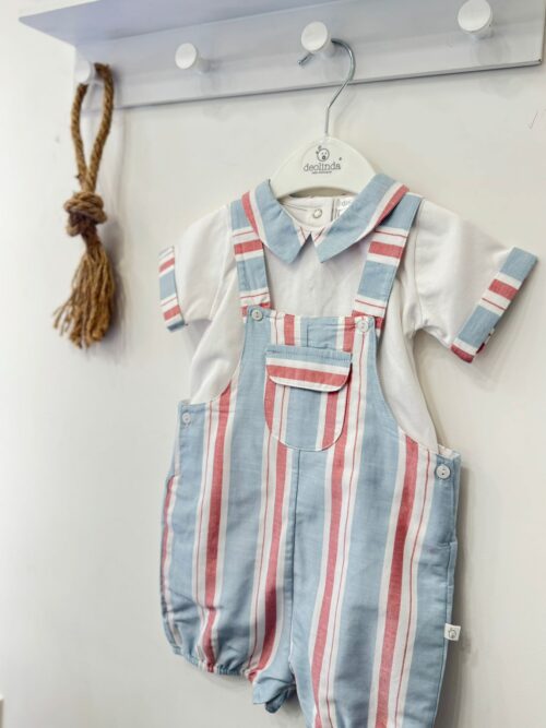 Salopette in puro cotone bimbo Deolinda