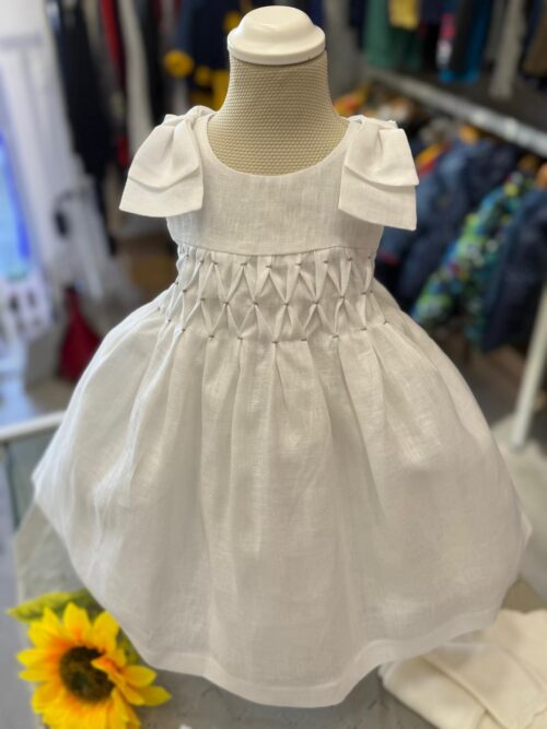 Abito elegante in lino La Sartoria Dei Piccoli