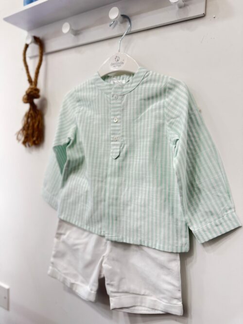 Completo in camicia menta bimbo Deolinda