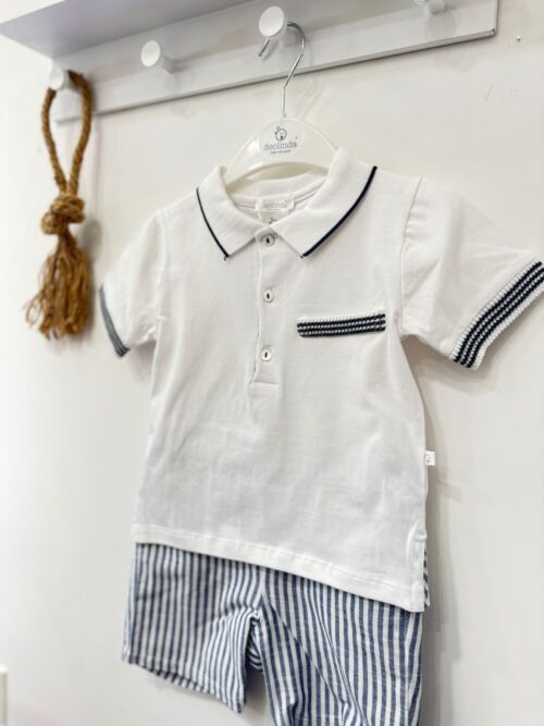 Coordinato con polo in filo Deolinda