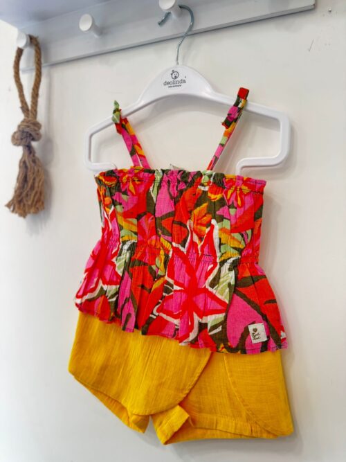 Coordinato multicolor bimba TucTuc