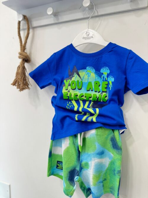 Coordinato colori fluo bimbo in puro cotone TucTuc