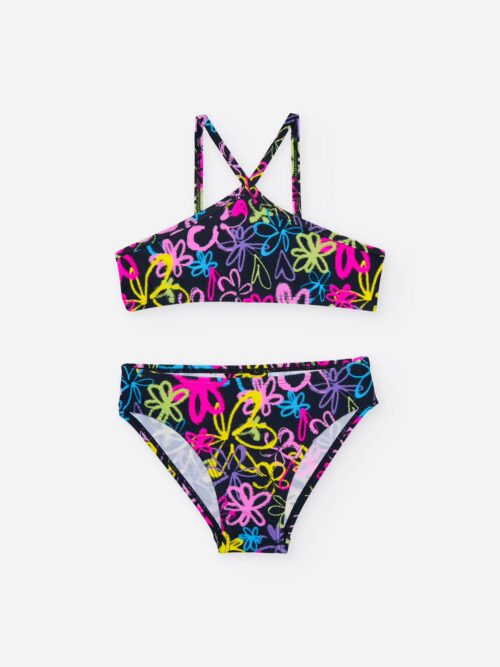 Costume da mare 2pezzi fantasia florescente TucTuc