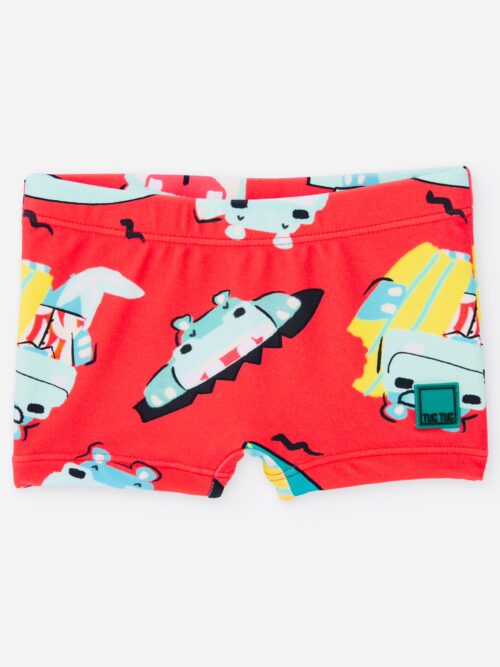Costume da mare rosso bimbo TucTuc
