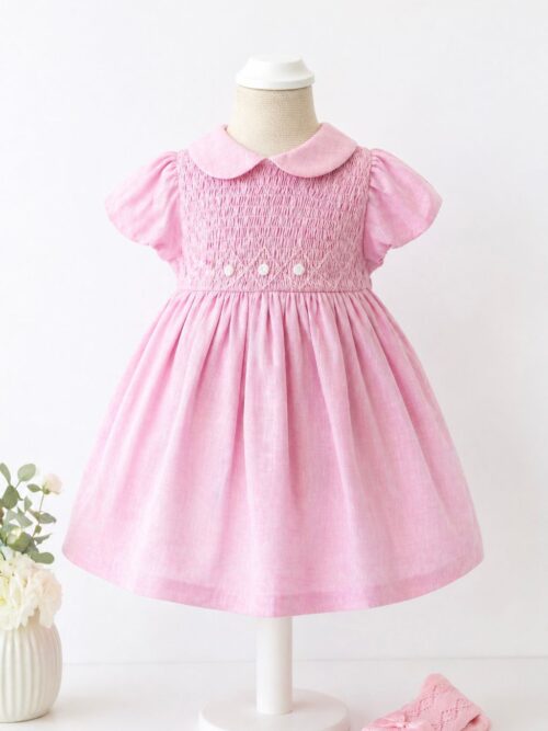 Abito in puro lino La Sartoria Dei Piccoli