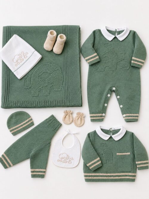 Corredino nascita e uscita in puro filo La Sartoria Dei Piccoli