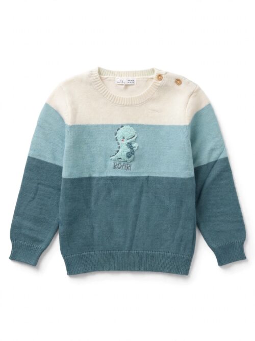 Maglioncino in lana mista tricolor